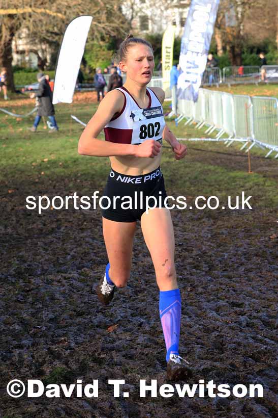 Womens Under-17s and IAAF Junior Women (Under-20s), 2023 British Athletics Cross Challenge, Sefton Park, Liverpool. Photo: David T. Hewitson/Sports for All Pics